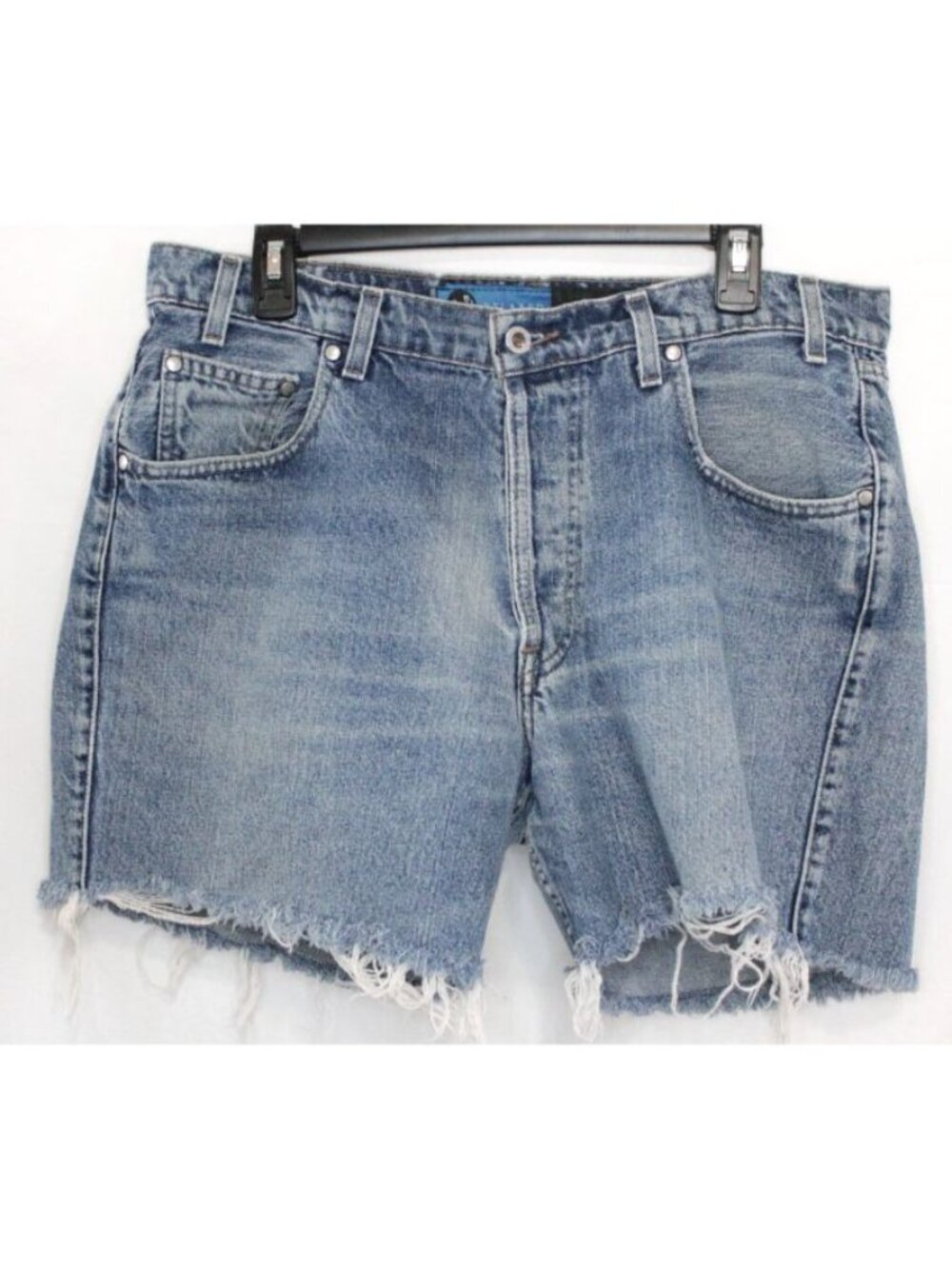 Vintage 90s Levi's Silver Tab Jean Shorts 36 Cut Off Distressed Daisy Dukes